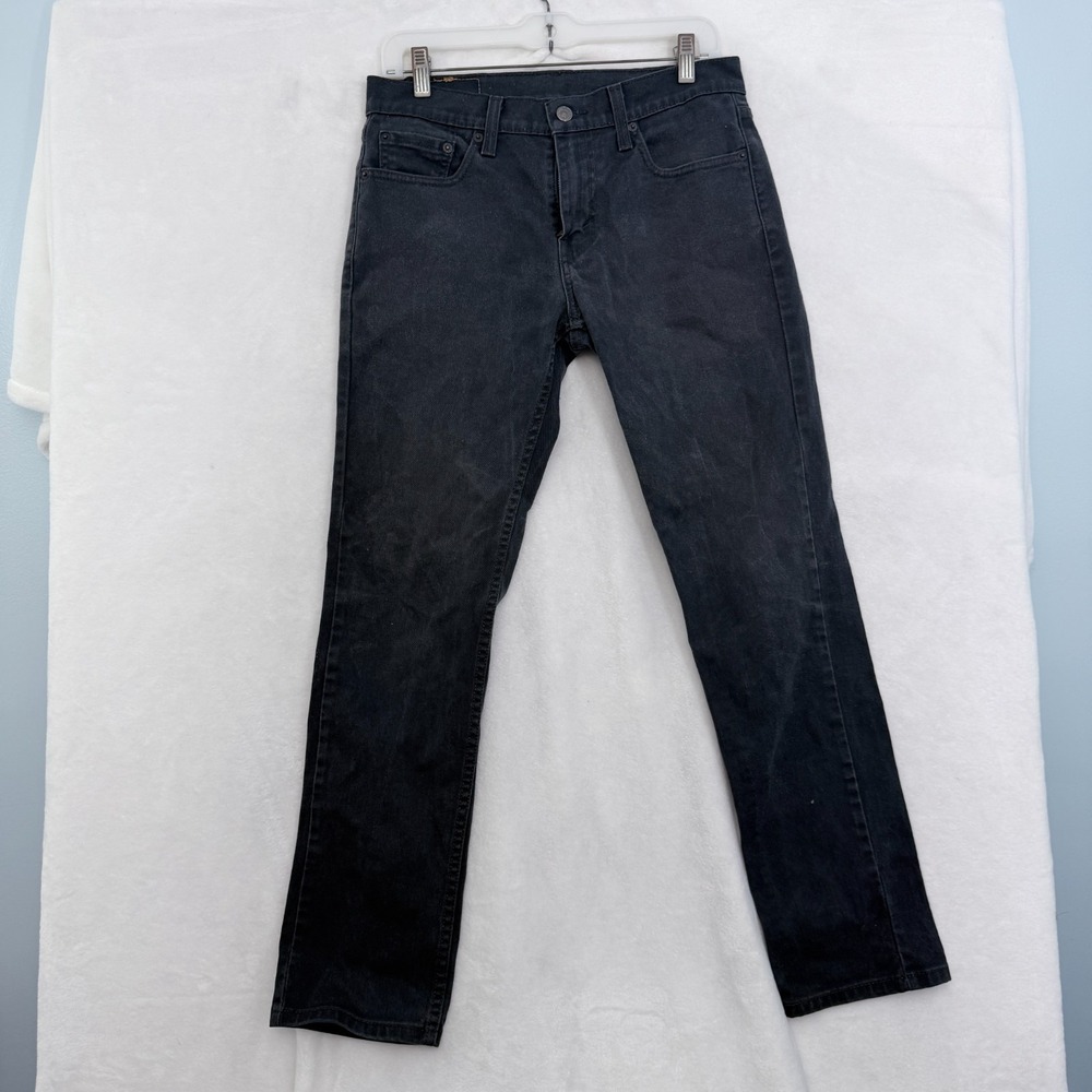 Levis 511 Jeans Mens 30x30 (30x29) Black Skinny Slim Fit Stretch